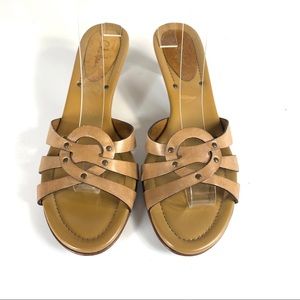 Cole Haan tan sandals size 7.5 AA